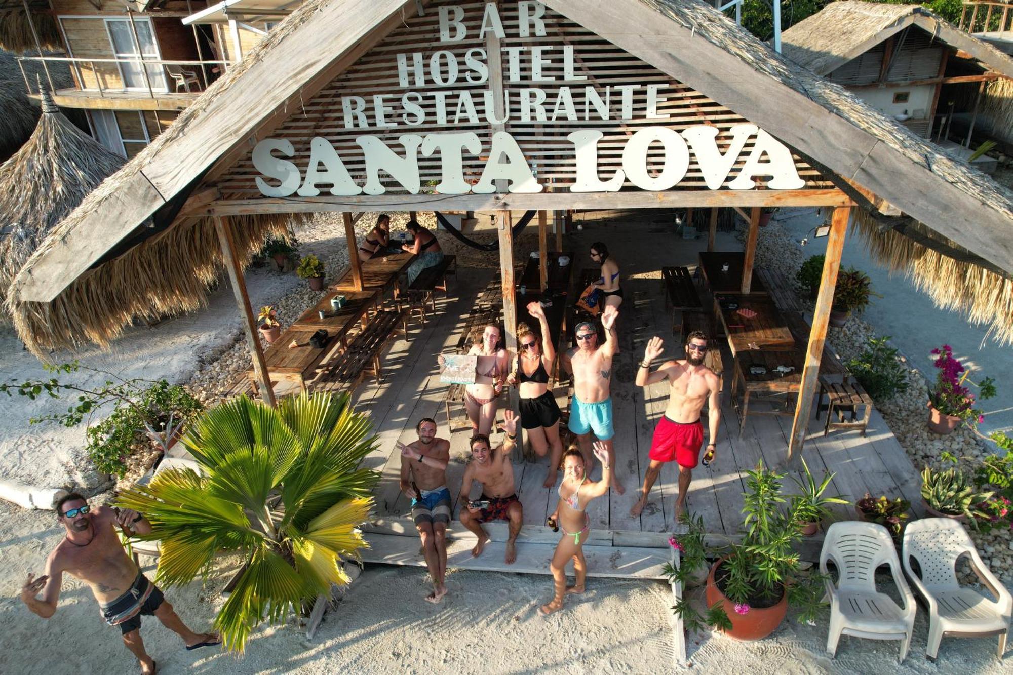 Santa Lova Eco-Hostel Isla Tintipan Tintipan Island Exteriör bild